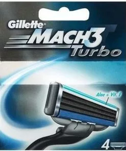 Beste Pirce ???? Gillette Mach 3 Turbo Scheermesjes - 4 Stuks ???? -Jean Paul Gaultier Shop 550x632 3