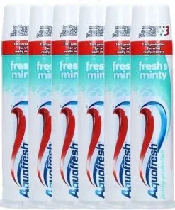 Goedkoop ???? Aquafresh Tandpasta Pompje – Fresh & Minty 100 Ml - 6 Stuks ????