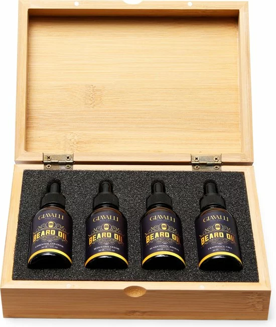 Beste deal ???? Baardolie Set Giavalli - Baardverzorging Set - Baard Verzorging Set - Baardverzorgingsset - Natuurlijke Baardgroei Kit - Vier Flesjes Baard Olie In Luxe Kistje - Ideaal I.c.m. Baardtrimmer - Baardkam - Baardborstel - Baardshampoo - Baardbalsem ???? 8 Beste deal ???? Baardolie Set Giavalli - Baardverzorging Set - Baard Verzorging Set - Baardverzorgingsset - Natuurlijke Baardgroei Kit - Vier Flesjes Baard Olie In Luxe Kistje - Ideaal I.c.m. Baardtrimmer - Baardkam - Baardborstel - Baardshampoo - Baardbalsem ???? - Afbeelding 8