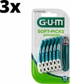 Beste Pirce ✔️ Gum Soft-Picks Advanced Large - 3x 60 Stuks - Voordeelverpakking ???? -Jean Paul Gaultier Shop 550x659