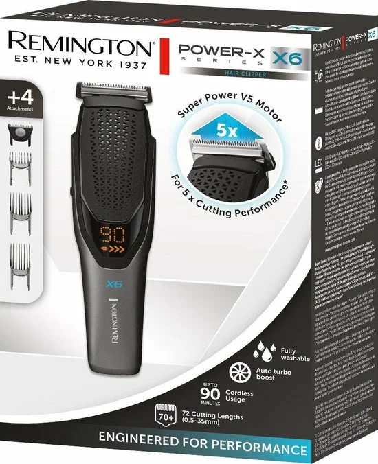 Beste Verkoop ⭐ Remington Power-X Series X6 Tondeuse - HC6000 ???? 16 Beste Verkoop ⭐ Remington Power-X Series X6 Tondeuse - HC6000 ???? - Afbeelding 16