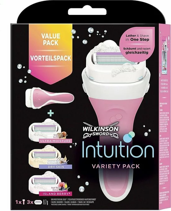 Kopen ???? Wilkinson ???? Woman Scheermes Voordeelverpakking Intuition Variety Edition 1 Set ???? 4 Kopen ???? Wilkinson ???? Woman Scheermes Voordeelverpakking Intuition Variety Edition 1 Set ???? - Afbeelding 4