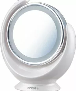 Promo ???? C-CARE Cresta Care KTS330 Badkamer Spiegel Met 5x Vergroting Voor Makeup En Scheren ????