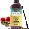 Top 10 ❤️ Qure Natural Oil Jamaican Black Castor Oil 100ml | Extra Dark | Voor Haar, Huid, Wenkbrauw En Wimpers | Met Gratis Borstel | 100% Puur & Natuurlijk | Wonderolie | Plantaardige Castorolie, Ricinusolie ????