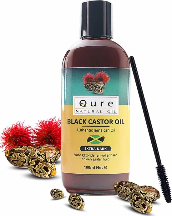 Top 10 ❤️ Qure Natural Oil Jamaican Black Castor Oil 100ml | Extra Dark | Voor Haar, Huid, Wenkbrauw En Wimpers | Met Gratis Borstel | 100% Puur & Natuurlijk | Wonderolie | Plantaardige Castorolie, Ricinusolie ???? 1 Top 10 ❤️ Qure Natural Oil Jamaican Black Castor Oil 100ml | Extra Dark | Voor Haar, Huid, Wenkbrauw En Wimpers | Met Gratis Borstel | 100% Puur & Natuurlijk | Wonderolie | Plantaardige Castorolie, Ricinusolie ????