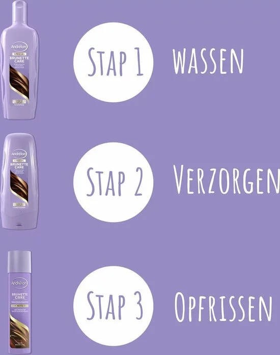 Flash-uitverkoop ✔️ Andrélon Kleurconditioner Brunette Care Voor Stralend En Verzorgd Bruin Haar - 6 X 300 Ml - Voordeelverpakking ???? 5 Flash-uitverkoop ✔️ Andrélon Kleurconditioner Brunette Care Voor Stralend En Verzorgd Bruin Haar - 6 X 300 Ml - Voordeelverpakking ???? - Afbeelding 5