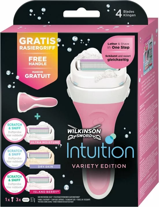 Kopen ???? Wilkinson ???? Woman Scheermes Voordeelverpakking Intuition Variety Edition 1 Set ???? 1 Kopen ???? Wilkinson ???? Woman Scheermes Voordeelverpakking Intuition Variety Edition 1 Set ????