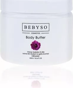 Beste recensies van ???? BEBYSO Cosmetics BEBYSO Organic Body Butter - Rozen 300ml. 100% Vegan & Natuurlijke Ingrediënten. Dierproefvrij. ????