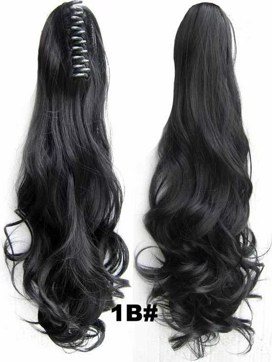 Begroting ???? Brazilian Paardenstaart, Ponytail Extensions Wavy – Zwart 1B# ⌛ 1 Begroting ???? Brazilian Paardenstaart, Ponytail Extensions Wavy – Zwart 1B# ⌛