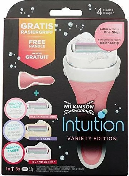 Kopen ???? Wilkinson ???? Woman Scheermes Voordeelverpakking Intuition Variety Edition 1 Set ???? 3 Kopen ???? Wilkinson ???? Woman Scheermes Voordeelverpakking Intuition Variety Edition 1 Set ???? - Afbeelding 3