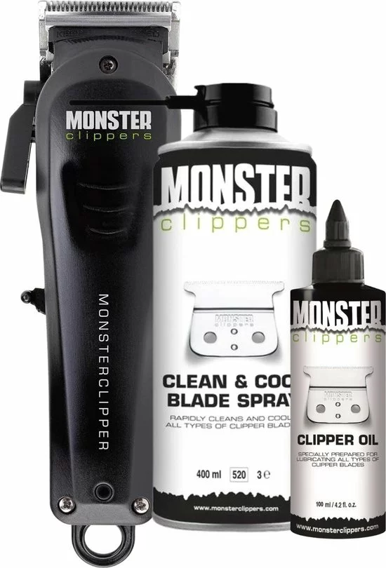 Goedkoopste ???? Monster Clippers Monster Clipper Fade Black M09 Cordless Tondeuse + Gratis Onderhoudskit - Diamond Like Carbon Gecoate Snijbladen - Zeer Krachtige Motor 6500 RMP - 180 Minuten Werktijd - Professioneel Gebruik - Lichtgewicht - Kapperskwaliteit - Haartrimmer ✨ 1 Goedkoopste ???? Monster Clippers Monster Clipper Fade Black M09 Cordless Tondeuse + Gratis Onderhoudskit - Diamond Like Carbon Gecoate Snijbladen - Zeer Krachtige Motor 6500 RMP - 180 Minuten Werktijd - Professioneel Gebruik - Lichtgewicht - Kapperskwaliteit - Haartrimmer ✨